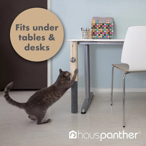 Hauspanther: Scratch Pole - Adjustable Under-table Cat Scratcher