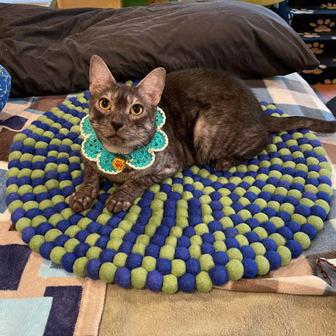 How to Crochet a Cat Mat 