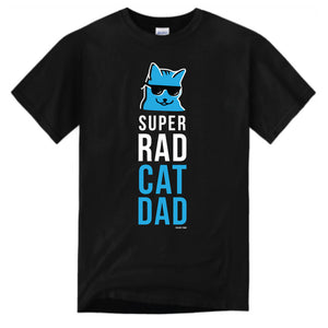 Sunglass Super Rad Cat Dad Tee