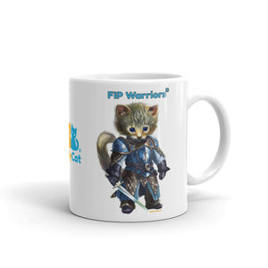 FIP Warriors White glossy mug